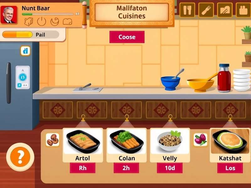 Bhaji Maestro Gameplay - Cooking Interface